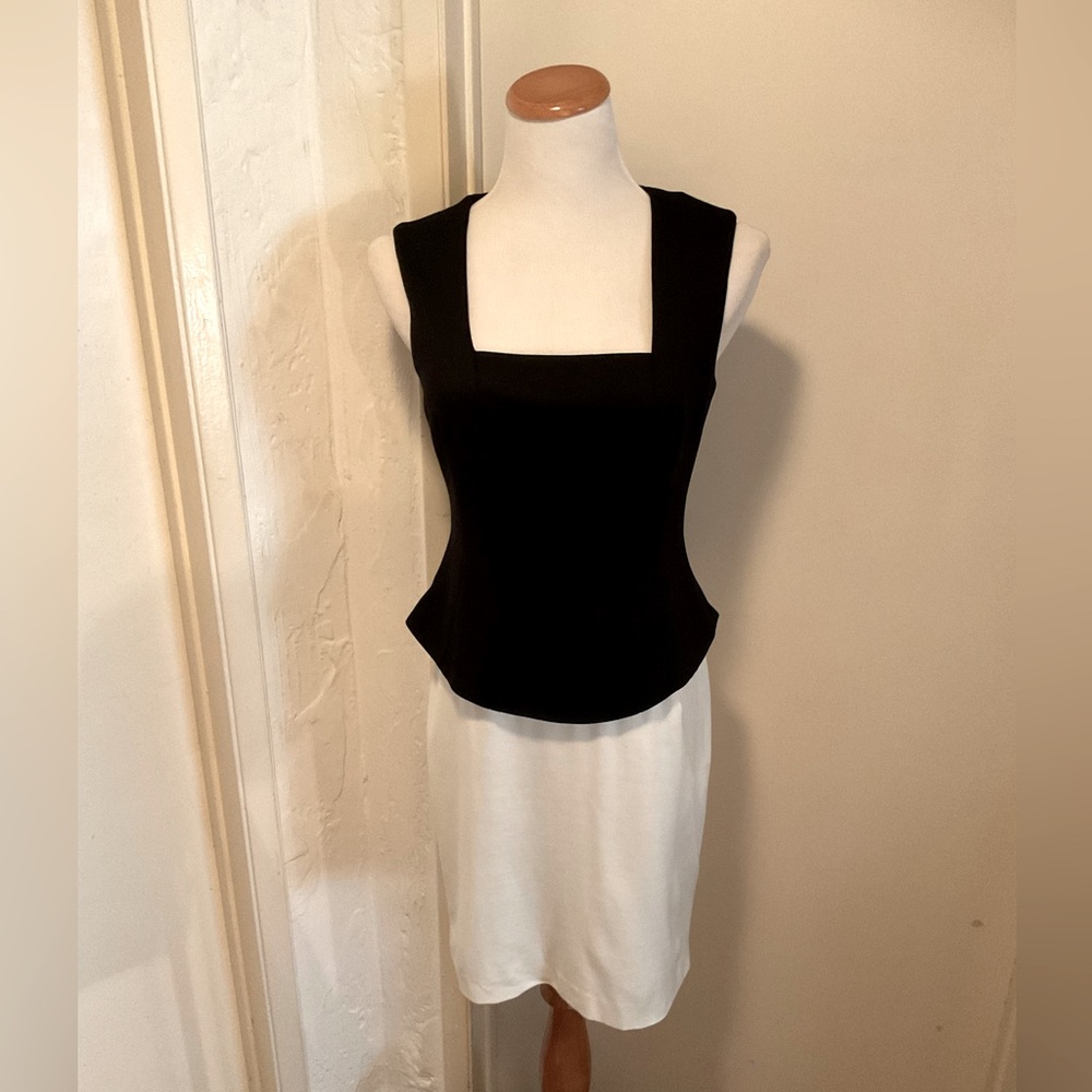 NWT Black and Cream Dress - Size 6
